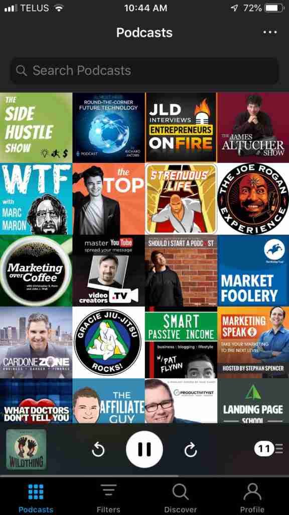 The latest Pocket Casts App